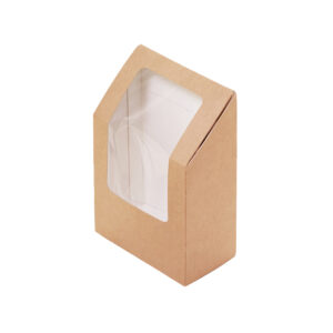 Envase eco roll con ventana. Take away - envases