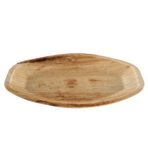 Bandeja ovalada hoja de palma de 35x24 cm