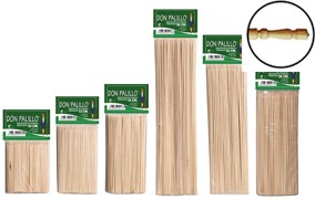 Palillos brocheta torneados